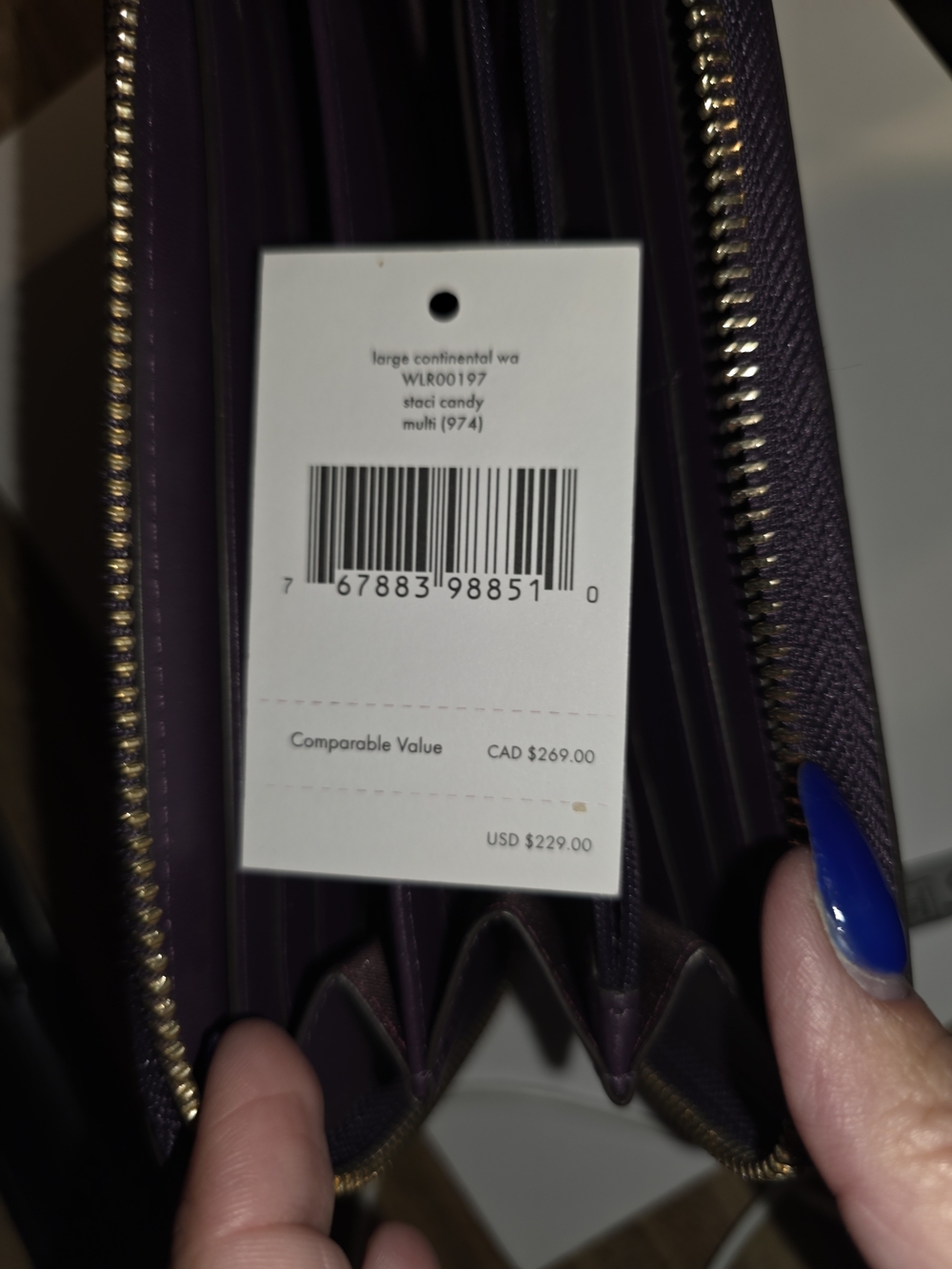 kate spade Staci Candy Large Continental Wallet - Picture 3 of 8